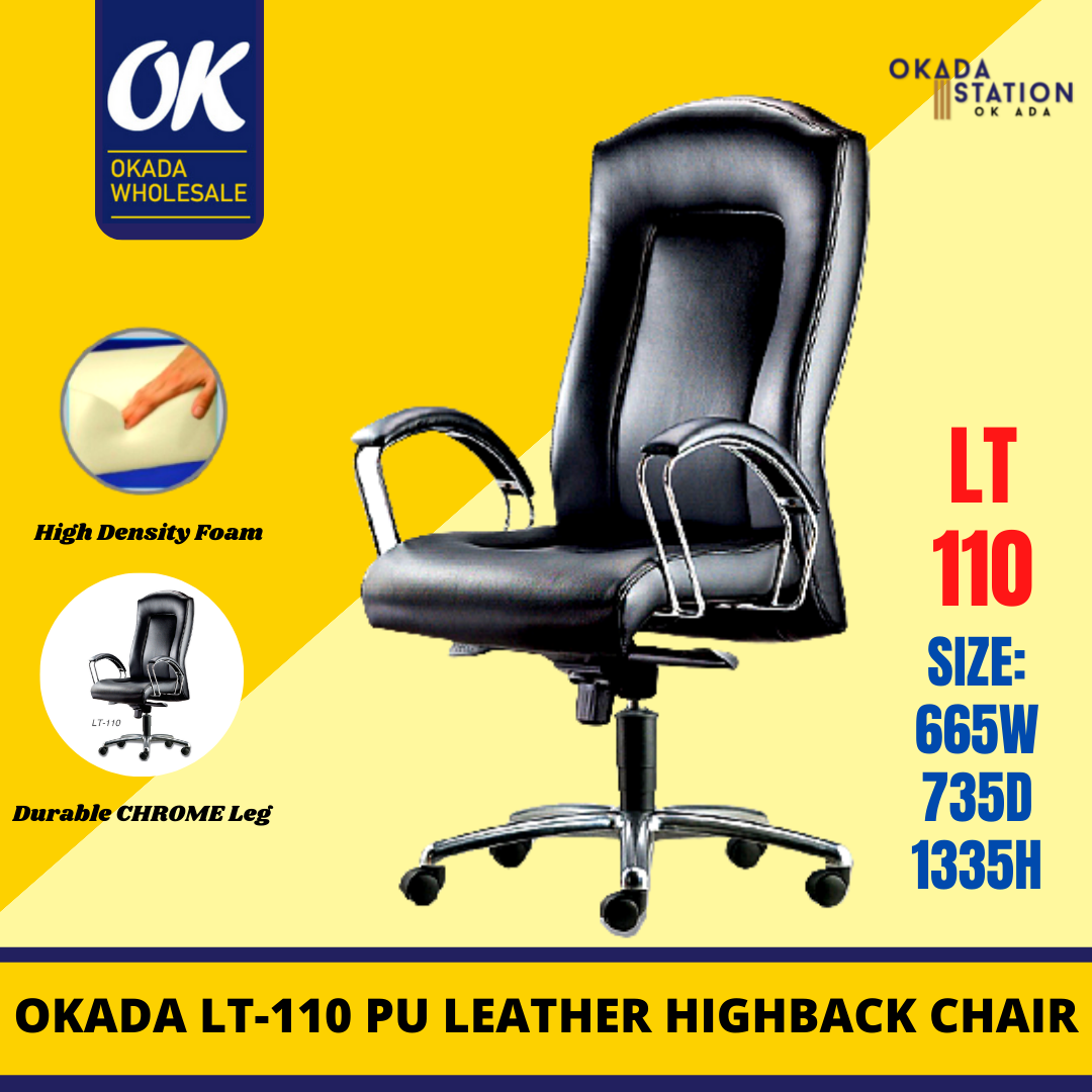 TAURUS ERGONOMIC BOSS OFFICE CHAIR -PU LEATHER / ALL SIZE / LT-110 / LT-112 / LT-113 / OFFICE CHAIR / CHAIR / ERGONOMIC CHAIR / BOSS CHAIR
