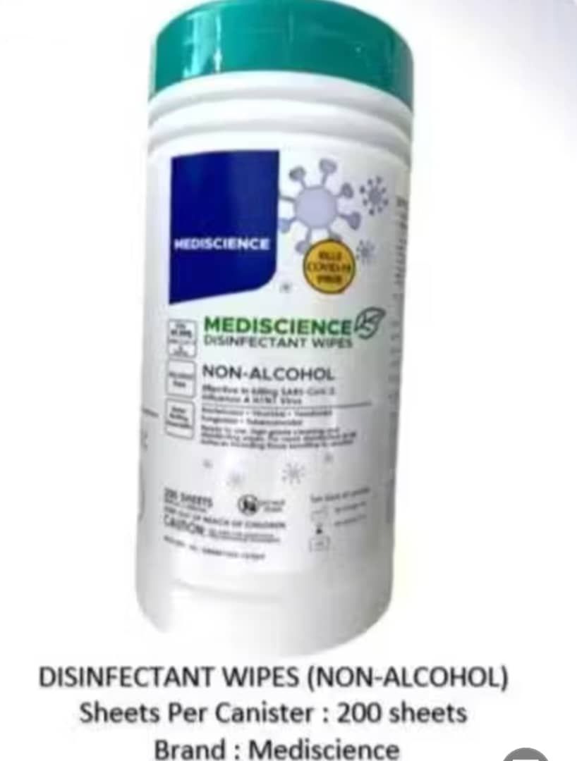 Mediscience Non Alcohol Wipes