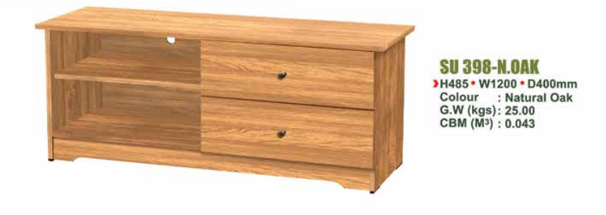 SU TV CABINET SU 398 - N.OAK/WN