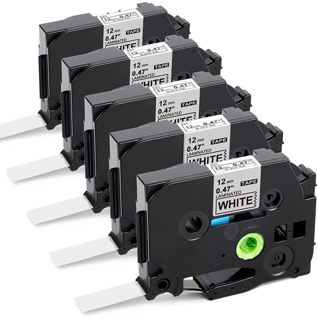 Brother (Compatible) 5-Pack Compatible Brother P-touch Label Tape TZE-231