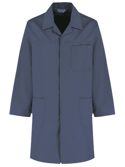Alsico *Alsico Grey Unisex Reusable Lab Coat - MD30CG