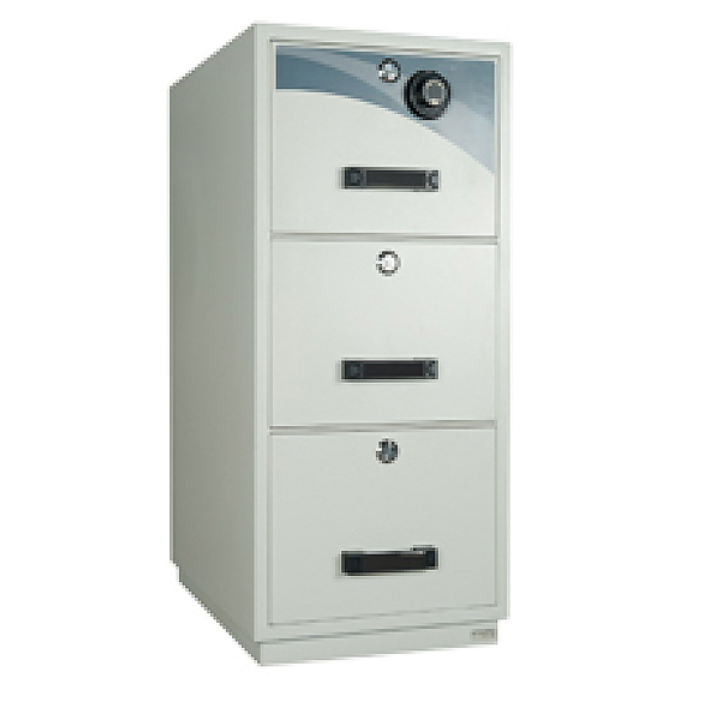 FALCON FRC3 3 DRAWER FIRE RESISTANT CABINET (INDIVIDUAL LOCK)
