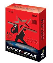 LS Colour Paper Cs 250 Red 450sheets