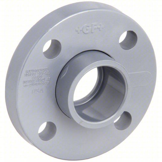 HYDROSEAL VAN STONE FLANGE: 25MM@1" IN FITTING PIPE SIZE, SCHEDULE 80, SOCKET, 150 PSI, GRAY (0407.FLV.0100)