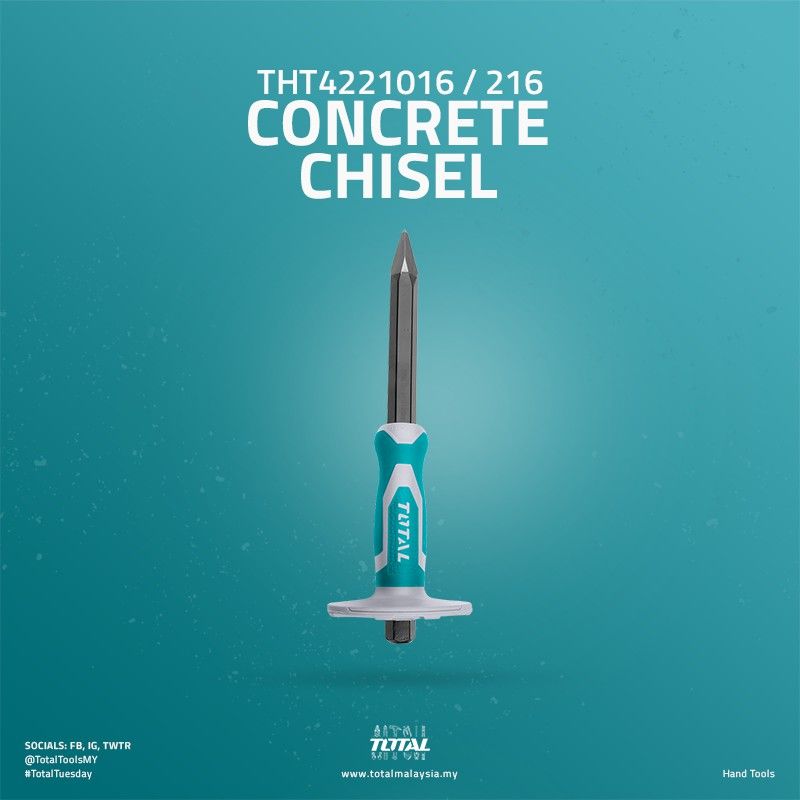 TOTAL CONCRETE CHISEL THT4221016/THT4221216