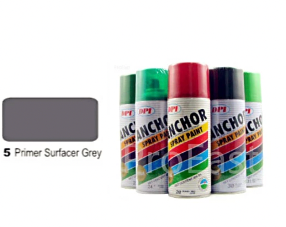 Anchor Aerosol spray paint 400ml 5# Primer Surface Grey