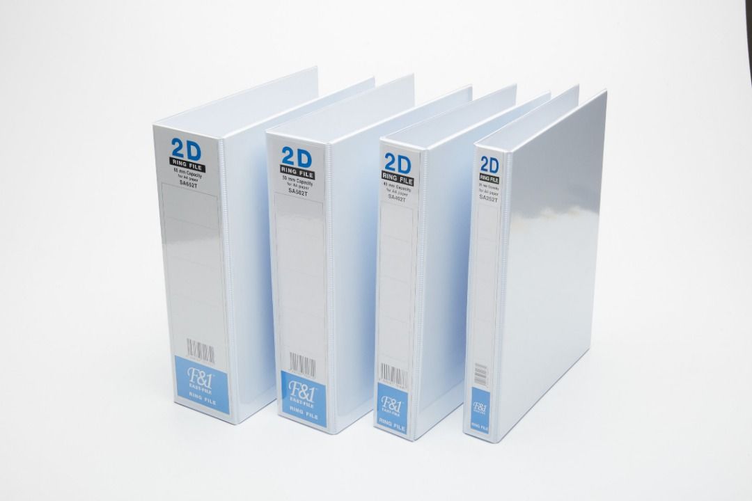 40 mm 2D Ring White PVC File