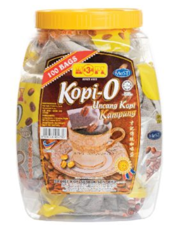 KOPI 439 KOPI 434 KOPI O KOSONG COFFEE BAG 100S X 9G (BLACK COFFEE)