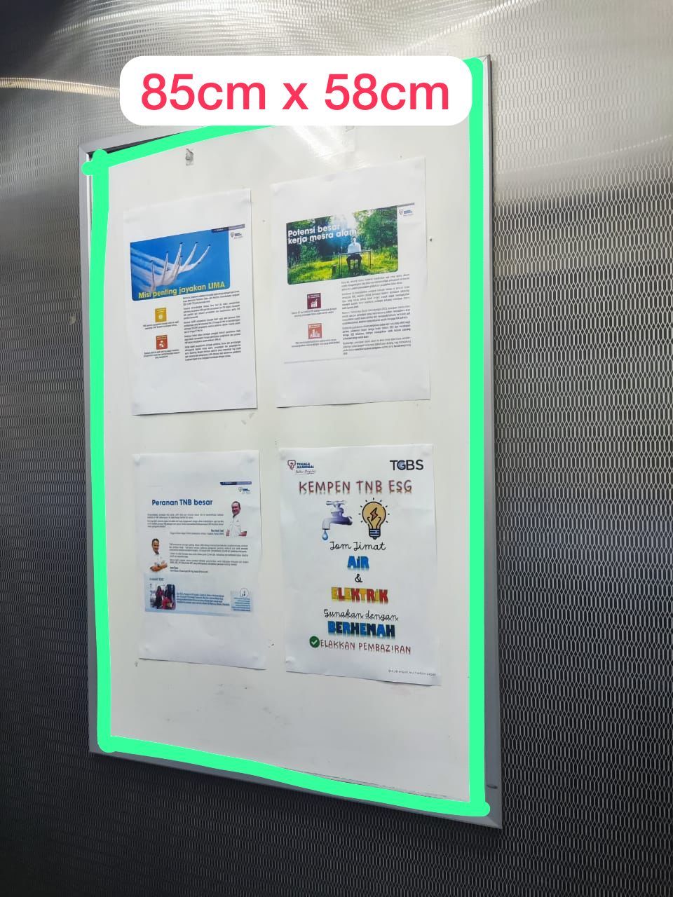 QS Plastic Nipis Plate 85CM X 58CM