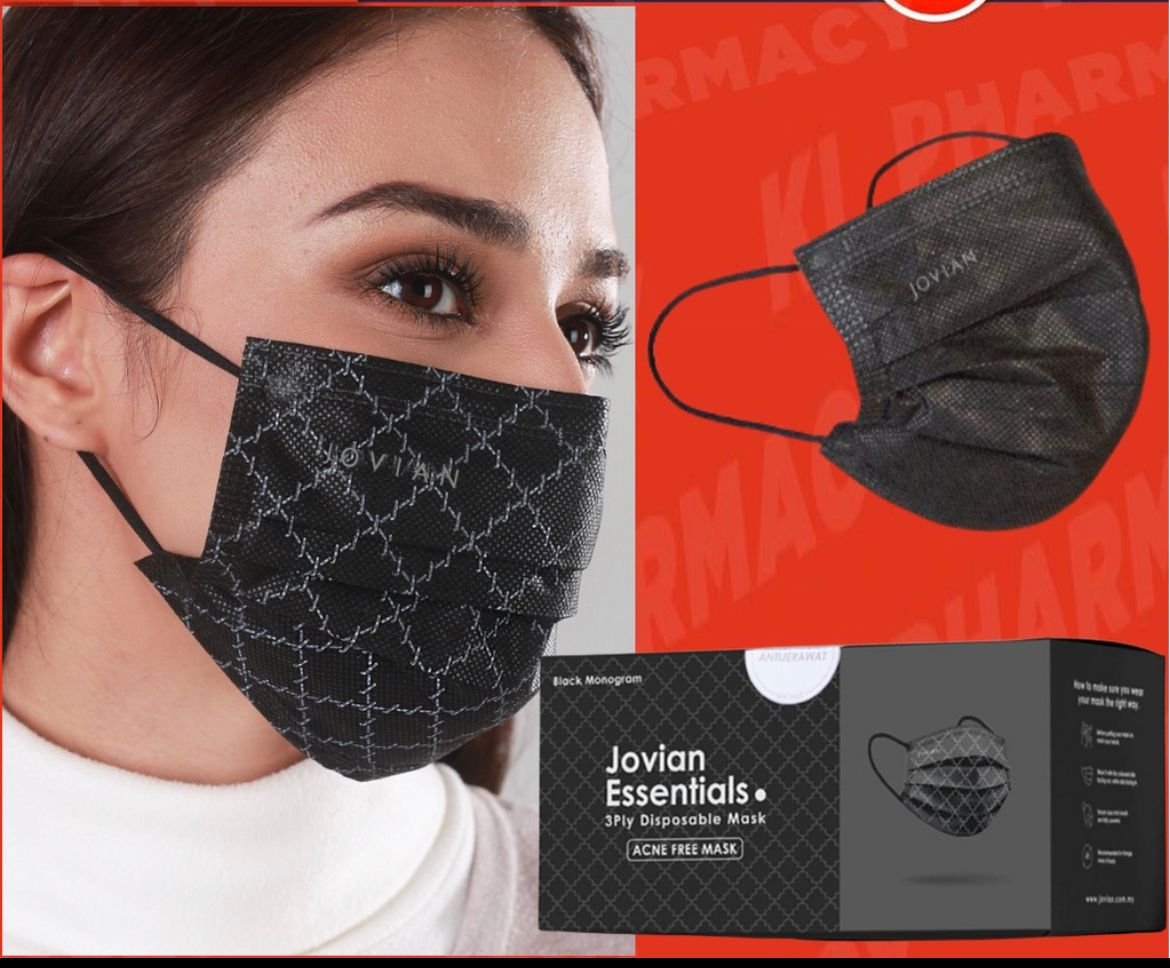 Jovian Facemask Jovian Earloop Black