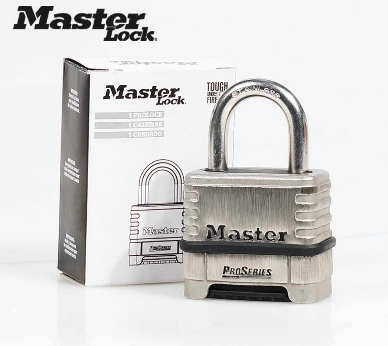 Master Lock Wide Laminated Steel Warded Padlock Anti-rusting