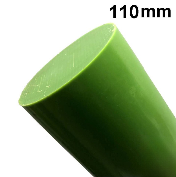 NYOIL ROD OIL FILLED NYLON SOLID ROD GREEN 110MM DIAMETER NYLOIL