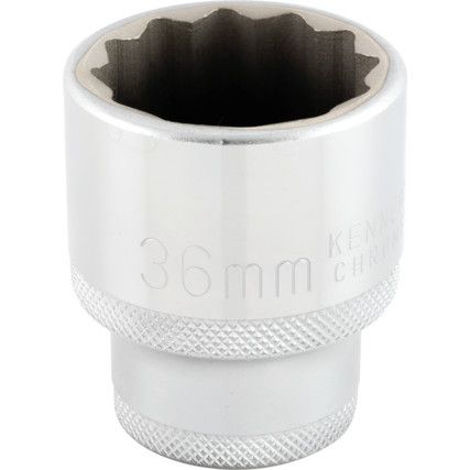 Kennedy 3/4 Sq Drive 12Pt Metric Socket 36mm