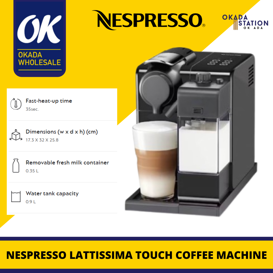 NESPRESSO LATTISSIMA TOUCH COFFEE MACHINE / NESCAFE COFFEE MACHINE / MESIN KOPI