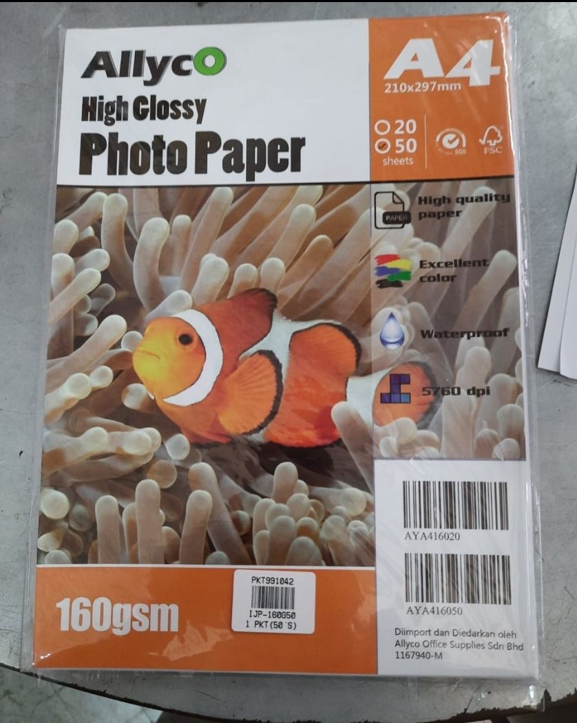 Paper High Glossy Photo Paper 160gsm