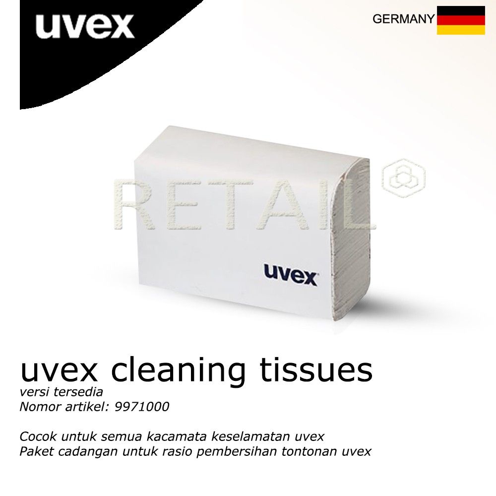 UVEX *Uvex 9971000 Cleaning Tissues