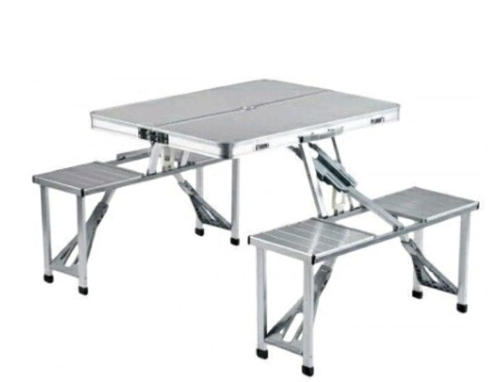 Table Fordable Table and Chair Picnic Aluminium