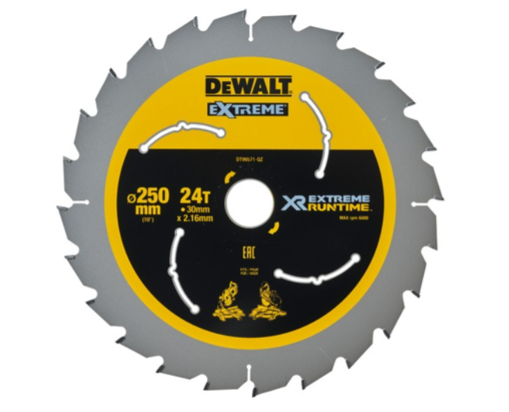 Dewalt XR 250mm x 30mm 24T CSB
