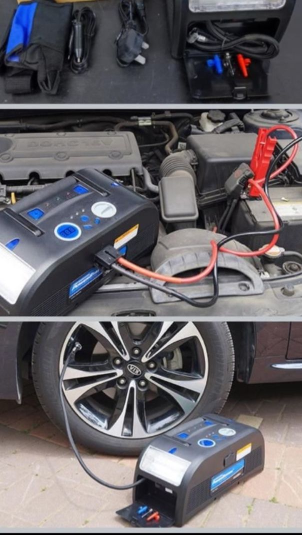 POWER STATION 4 IN 1 ( INVERTER/ AIR COMPRESSOR/ JUMP START VEHICLE & EMEGENCY LIGHT OCHA POWER STATION 4 IN 1 ( INVERTER/ AIR COMPRESSOR/ JUMP START VEHICLE & EMEGENCY LIGHT