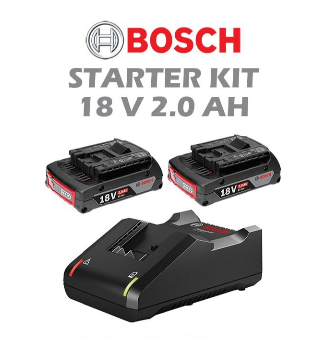 BOSCH STARTER KIT 18V 2.0AH