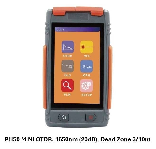 FIBER PHOTONICSHOME PH50 OTDR SERIES VFL, SC/UPC, LS, 4INCH TOUCH SCREEN