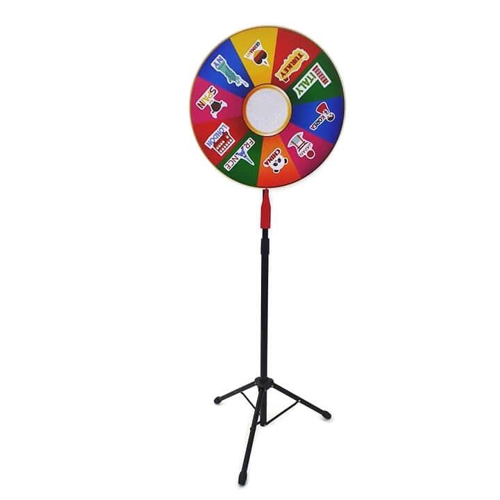 OK WHEEL OF FORTUNE WITH TRIPOD STAND (INCLUDING PRINTING)