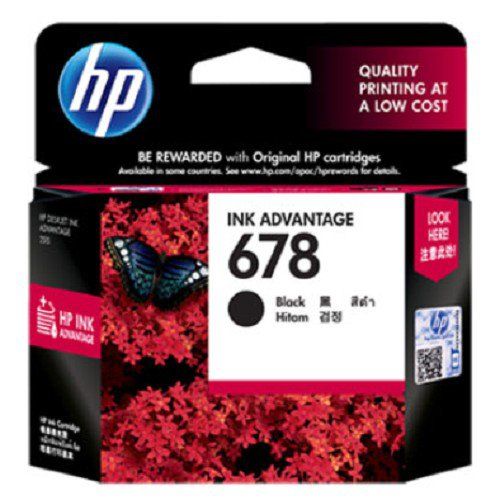 HP Ink Advantage Cartridge 678 Black CZ107AA