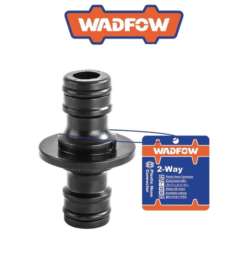 WADFOW PLASTIC HOSE CONNECTOR 2-WAY SNAP WQC1E02