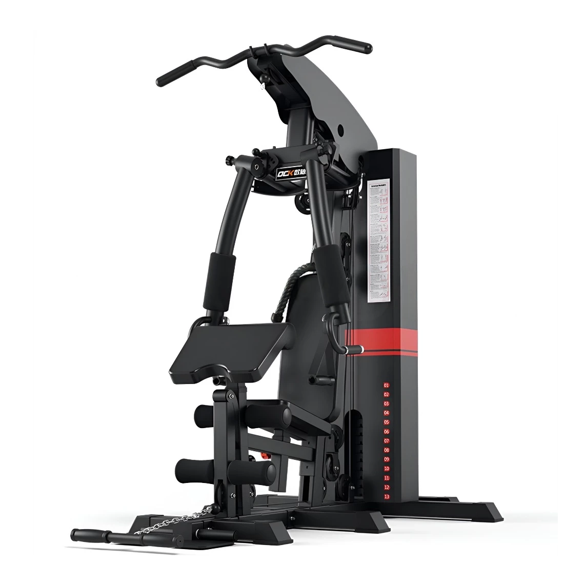 OEM Multifunctional Station Workout Fitness Equipment Pull Up Bar Dip Chest Chest Crossover Machine Pec Fly