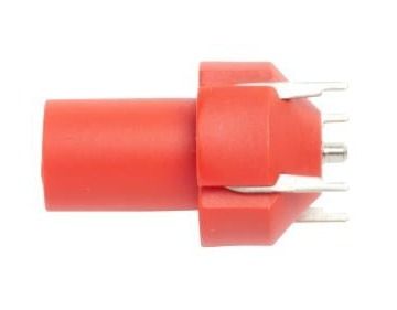 Fluke PJKPL 73096-2 73096-2,in-line 4mm Safety Jack For Pcb, Red