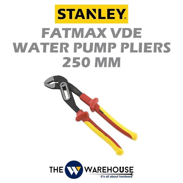 STANLEY FATMAX VDE WATER PUMP PLIERS 84-294