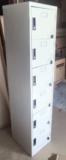 GY STEEL Metal 6 compartment locker