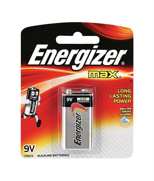 ENERGIZER ALKALINE BATTERY 9V 1PCS/PKT