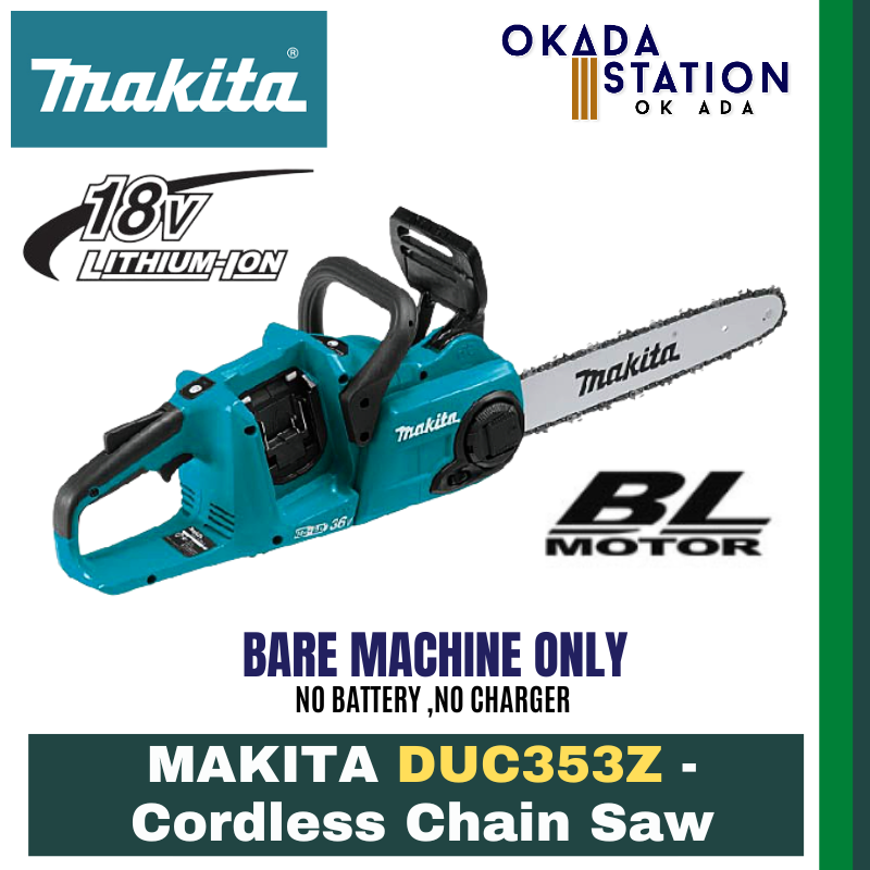 Makita DU353Z - 18V Cordless Chain Saw - Bare Tool Only & Combo Set / Makita Chain Saw / Chain Saw / Cordless Chain Saw / Cordless Power Tool