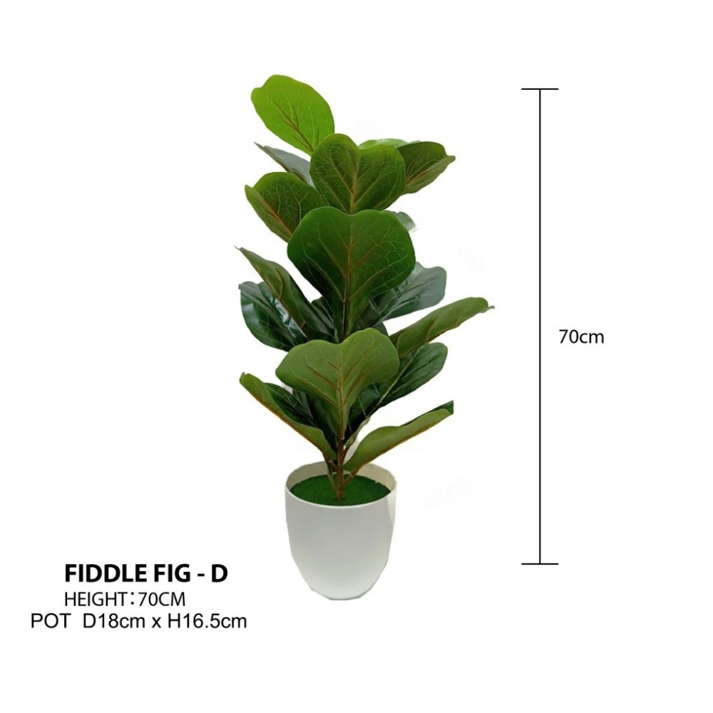 OEM Fiddle Fig Artificial Plant 70cm