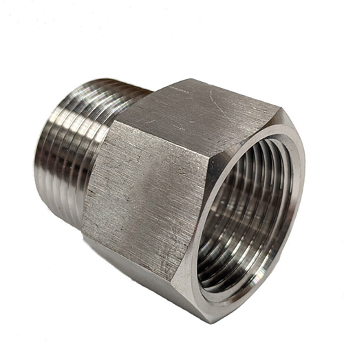 CS ½” NPT MALE X 1” NPT FEMALE HEX ADAPTOR CS