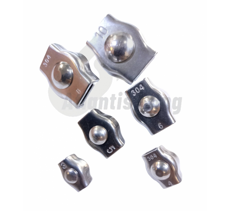 OEM STAINLESS STEEL 304 SIMPLEX WIRE ROPE CLIP