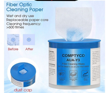 COMPTYCO OPTICAL FIBER AIR-LAID PAPER OPTICAL FIBER END CLEANING PAPER OPTICAL FIBER WIPING ALCOHOL PAPER CT601