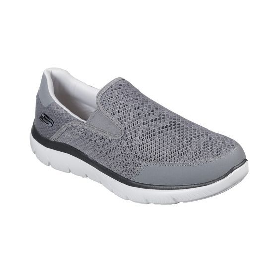 SKECHERS *SKECHERS SUMMITS MEN'S SHOES GREY [ 58831-GYCC ]