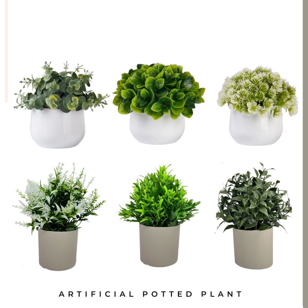 OEM Artificial Flower Home Office Decorations With Pot