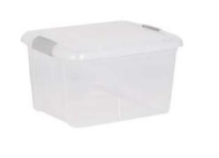 Storage Plastic Box FSB957 56L /Storage /Storage Box /Plastic Box /56L Plastic Box /Transparent Storage Plastic Box /Storage Box With Wheel