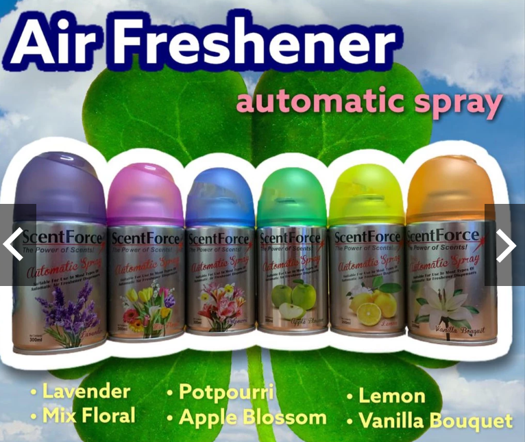 QP SCENTFORCE REFILL 300ML AIR FRESHENER