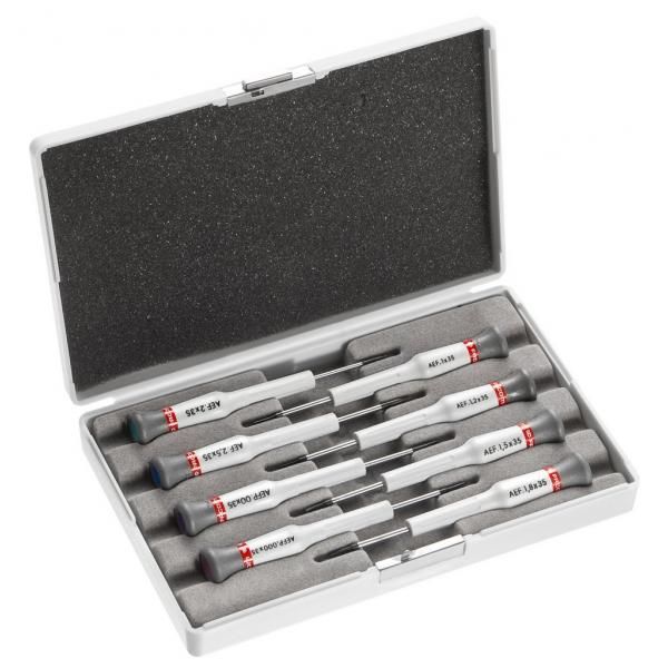 Facom *Facom AEF.J6 Precision Slotted, Phillips & Pozidriv Screwdriver Set 8