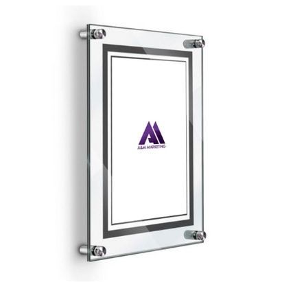 QP Acrylic Sandwich Frame A4