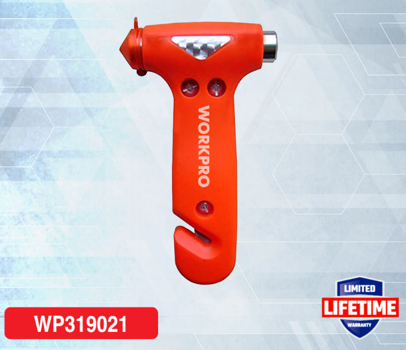 WORKPRO 4-IN-1 EMERGENCY HAMMER TOOL (WP319021)