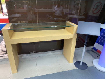 OK CUSTOMIZE / COUNTER TABLE / H 1200MM X W 1200MM X D 450MM