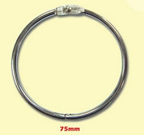 OKADA Card Ring 75mm 10 Pieces /Okada /Card Ring /75mm Card Ring /Binder Clips /Okada Card Ring