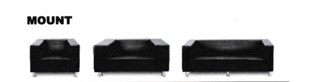 Qs Sofa Office PU Leather 1/2/3
