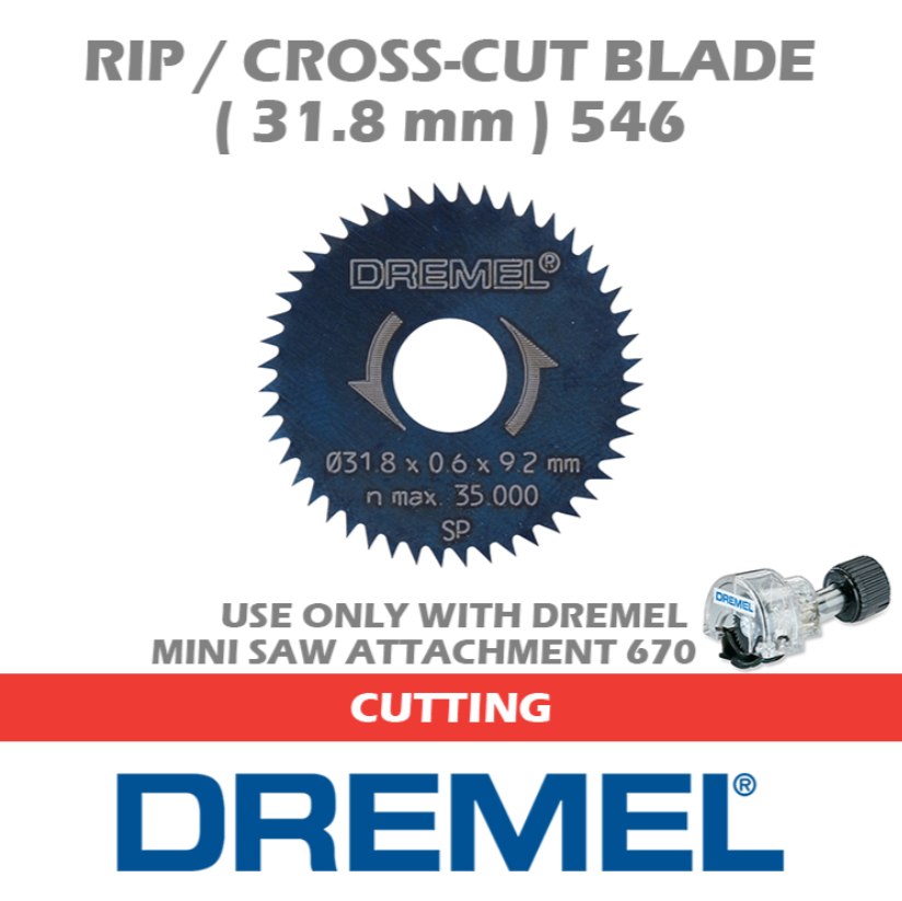 DREMEL RIP CROSS-CUT BLADE 546