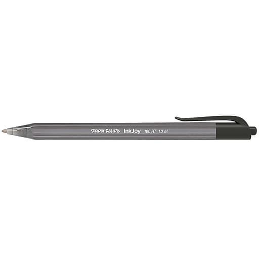 Paper Mate Papermate Inkjoy Retractable Ballpoint Pen 100RT 0.5mm Black